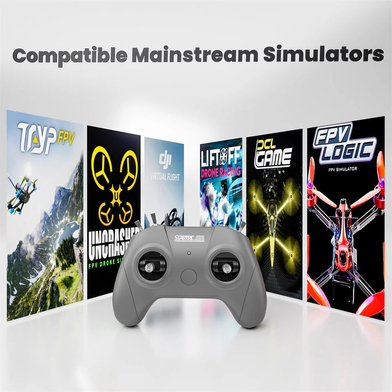 STARTRC Drone S8 Pro FPV Flight Simulator Controller Flight Training System for DJI/LiftOff/DRL/DCL/Uncrash/TryP FPV Racer Drone Beginners/Experienced FPV Pilots