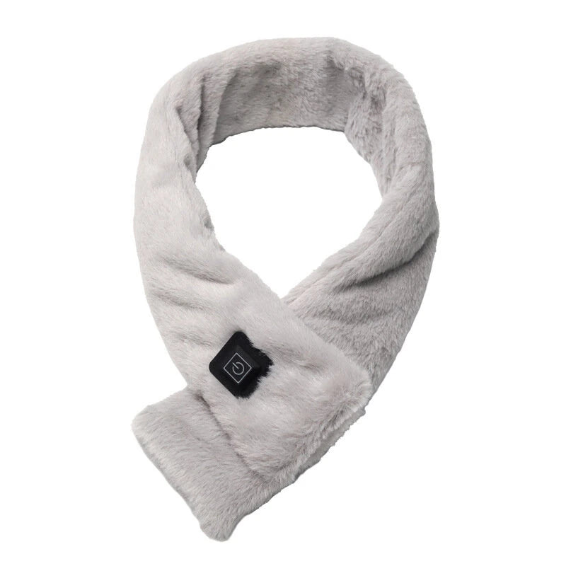 TENGOO Outdoor Warm Electric Heating Scarf Intelligent Heating Scarf 3 Gear Heating USB Heated Scarf Thermal Shawl Neck Brace Neck Protection Cold Invisible Zipper