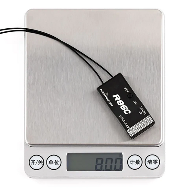 Radiomaster R86C V2 6CH/8CH Compatible PWM SBUS RC Receiver for Radiomaster TX12 T16S Radio Transmitter