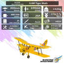 Dancing Wings Hobby SCG39 Tiger Moth ARF 800mm Wingspan Balsa Wood RC Airplane KIT/KIT+Power Combo