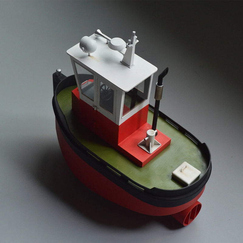 Tony Ray Aero Model 1/18 Mini Little Otter Tug Boat RC Ship DIY KIT Unassembled w/ Motor ESC Servo Micro Toys