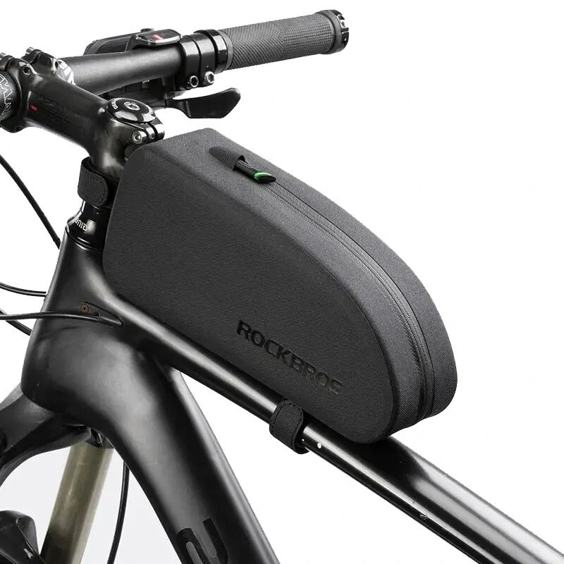 ROCKBROS Waterproof Bike Bag 1.6L Large Capacity Cycling Top Front Tube Frame Bag Bicycle Equipment for MTB Road Bicycle