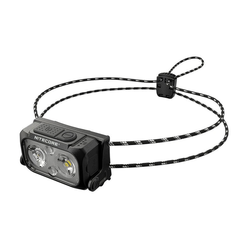 Nitecore NU25 MCT UL 400 Lumen USB-C Rechargeable Multi-Temperature Ultralight Headlamp Dual Beam USB-C Rechargeable LED Headlight Spotlight & Floodlight Head Flashlight