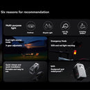 Xiaomi Mijia 600lm 110m Mini Clip-on Light Multifunctional Portable Cam Picnic Cycling Fiing Outdoor Lamp Multi-mode Long Battery Life IP66 Waterproof Flashlight Suitable for Camping and Cycling Headlamp