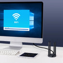 COMFAST CF-WU785AC 1300Mbps Wireless Network Card 2.4G/5GHz Dual Band USB WiFi Receiver Adapter with 4*6dbi High Gain Antenna