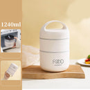 304 Stainless Steel Mini Breakfast Cup With Sealed Handle For Heat Preservation Portable Outdoor Milk Cup Soup Can Mug