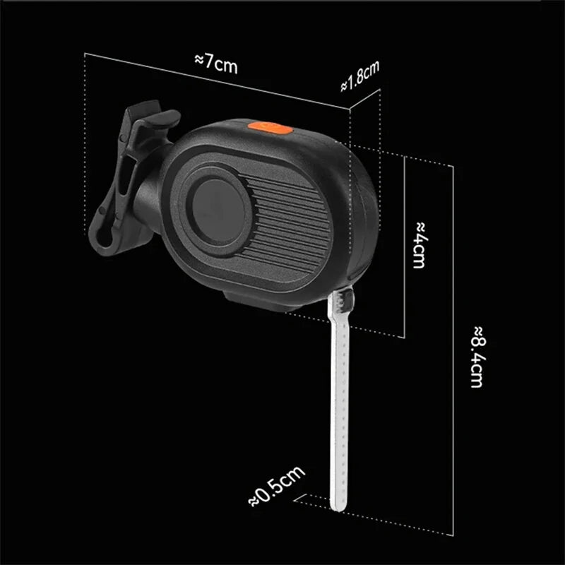 JOHORSE Bike Warning Taillight LED Streaming Red Light 300mAh Battery USB Rechargeable Waterproof Flashlight for MTB Bicycle Road Bike