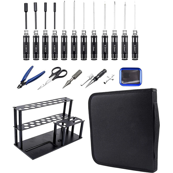 YUNZHONG 18pcs / 19pcs Screwdriver Tool Set for FPV RC Drones