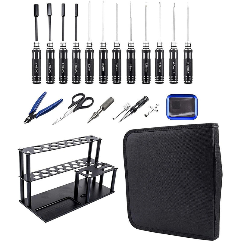 YUNZHONG 18pcs / 19pcs Screwdriver Tool Set for FPV RC Drones
