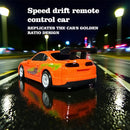 XQ 4063 RTR 1/64 2.4G 4WD Mini Drift RC Car LED Light Proportional Throttle Desktop Remote Control High Speed On-Road Racing Micro Vehicles Models Boys Gifts Toys