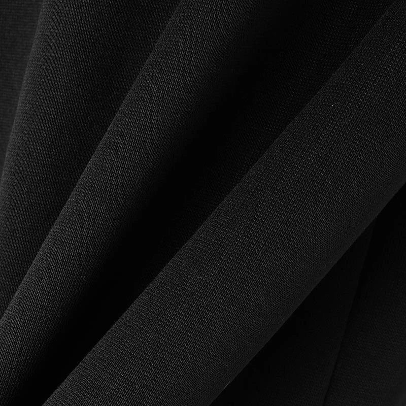 INCERUN Mens Skeleton Print Color Block Long Sleeve Hoodie Fashion Loose Fit Crew Neck Fall Top for Male S 5XL