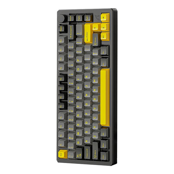 Attack Shark X86 82-Keys Three Mode Mechanical Gaming Keyboard Gasket Structure Hot Swappable RGB Cherry Profile CNC Processed 75% Layout Gaming Keyboard for Laptop Computer