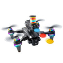 XKJ K22 MAX One-Key Launch Flying Disk WiFi FPV with HD Dual Camera Servo Gimbal Colorful LED Light Brushless Foldable RC Drone Quadcopter RTF