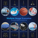 20PSI High Pressure Air Compressor Built-in Lithium Battery Wireless Portable Electric Air Pump Power Bank Inflator Pump for Inflatable Boat Paddle Surfboard Camping Bed Swimming Pool Inflatable Ring