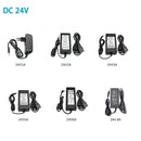 1PCS 24V Universal Power Supply Adapter AC 100-240V Input High Precision Output LED Driver Charger with Safety Features Energy Efficient