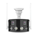 2K 4MP Dual Lens Panoramic WIFI Camera RJ-45 180 Wide Viewing Angle AI Human Detection IR Color Night Vision Two-way Audio Waterproof ICSEE Surveillance IP Camera EU Plug