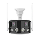 2K 4MP Dual Lens Panoramic WIFI Camera RJ-45 180 Wide Viewing Angle AI Human Detection IR Color Night Vision Two-way Audio Waterproof ICSEE Surveillance IP Camera EU Plug