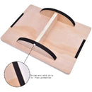KALOAD Wooden Wobble Balance Board Adult Exercises Training Balancing Rocking Board Level Training Balance Pedal Gym Exercise Pad for Home Fitness
