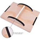 KALOAD Wooden Wobble Balance Board Adult Exercises Training Balancing Rocking Board Level Training Balance Pedal Gym Exercise Pad for Home Fitness