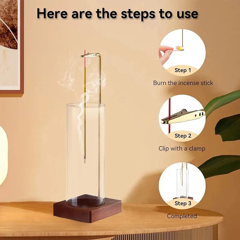 Incense Burner Inverted Bracket Incense Burner Incense Wood Home Yoga Smoke Creative Ornaments Backflow Incense Burner