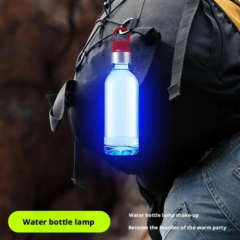 IPRee Multi-Functional Outdoor Camping Atmosphere Light Portable Flashlight with Hook Detachable Bottle Cap Light Emergency Lantern