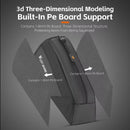 WEST BIKING 1L Bicycle Top Tube Bag Narrow Side Design Velcro Fastening Portable Zipper Storage Cycling Bag for MTB & Road Bikes