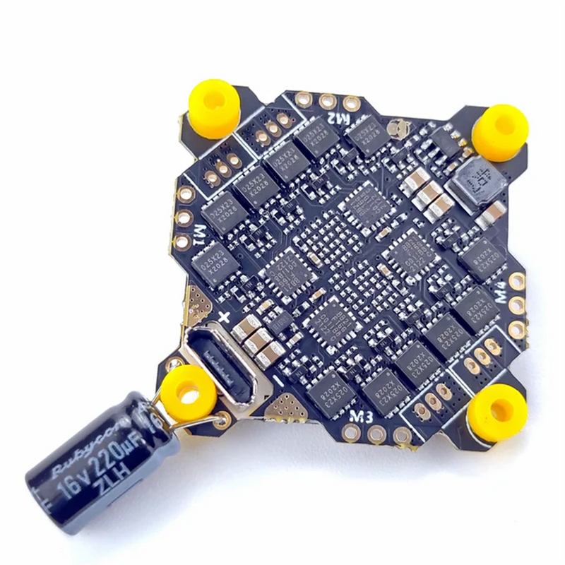 25.5x25.5mm DarwinFPV FoldApe4 ELRS3.0 F411 Bluejay MPU6500 AIO F4 Flight Controller 1-3S 15A ESC for Long Range RC FPV Racing Drone