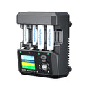 SKYRC NC3000 Pro NiMH NiCd PD/QC AA/AAA Smart Battery Charger 4-slot 1.77 inch LED Screen APP Control Charger Discharge
