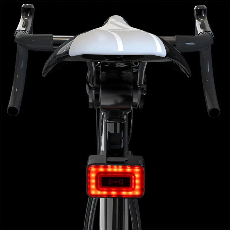 BIKIGHT Bike Radar Taillight 1500mAh Battery 7 Light Modes 3 Radar Modes Type-C Rechargeable IP64 Waterproof Bicycle Rear Light for Outdoor Cycling