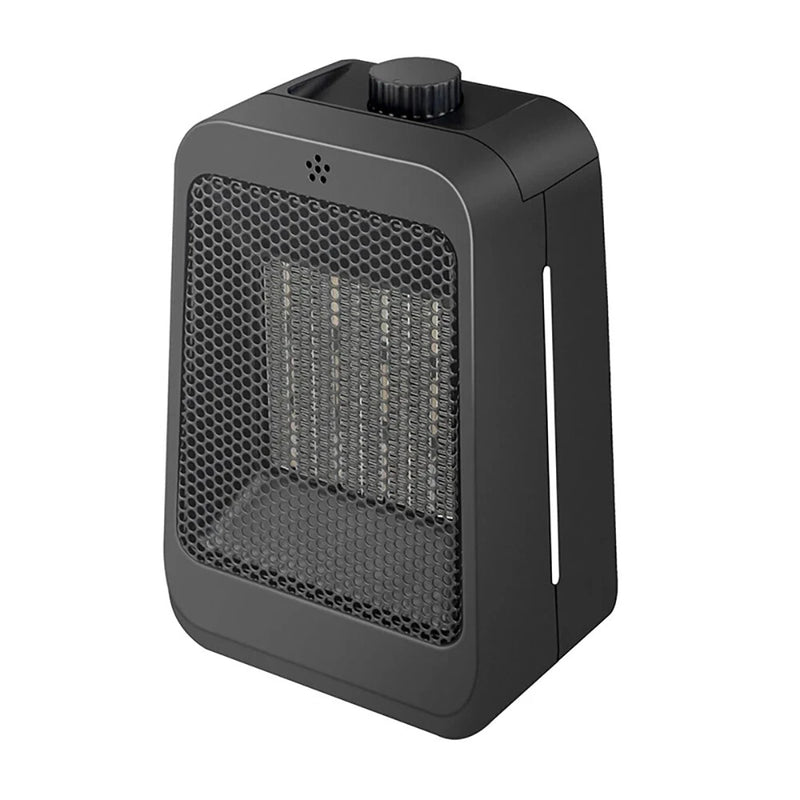 1200W PTC Dual-Purpose Mini Home Heater with Remote Control Intelligent Timing Electric Heater for Bedside Tables Office Desks Floors