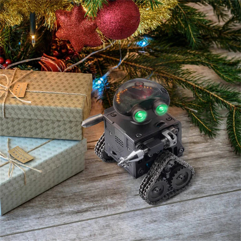 TECHING DM518 Bluetooth APP  Metal Remote Control Tank Robot Tracked Trailblazer Assembly Kit DIY Educational Toy Kids Children Gifts