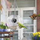 ZANLURE Smart Identify Bird Feeder Camera 1080P HD Video Recording Outdoor Hanging Real-time Monitoring Bird Feeder WiFi Connection Pet Feeding Cage