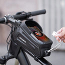 ROCKBROS 1.7L Cycling Bag 8 Inch Phone Bicycle Bag Touch Screen Top Tube Handlebar Waterproof Bike Bag Accessories