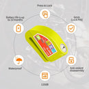 Smart Bicycle Disc Brake Lock 110dB Loud Alarm Anti-thief Protection Aluminum Alloy Waterproof Reminding Rope Lock for Bike Motorcycle