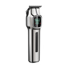 MARSKE MS-5077 5-in-1 Hair Clipper & Trimmer Kit with Chargine Base LED Display 5 Heads for Beard Nose Body Grooming 180Min Use & USB Charging