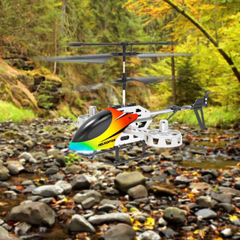 SQN-029 3.5CH Smart Height Fixed Helicopter Modular Rechargeable Battery Long Endurance Remote Control Helicopter Children's Toy