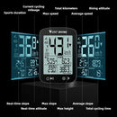 WEST BIKING XQ2 2.4'' GPS Wireless Bike Computer Auto Backlight IPX7 Waterproof Type-C Charge Speedometer for MTB Cycling