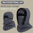 DEFATUS Full Face Mask Head Cover Two-Layer Hat Design Warm Winter Helmet Liner Windproof Fishing Skiing Hiking Cycling Headgear