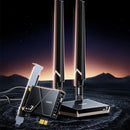 UGREEN CM822 Wi-Fi 7 Gaming Wireless Network Card PCIe Card bluetooth 5.4 Adapter 46Gbps Speed for PC Dual Band 2.4GHz 5GHz Support Windows 11 Linux WPA3