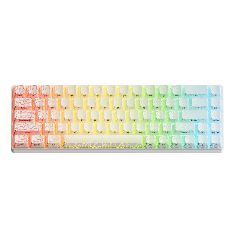 XVX HE68 Hall Effect Customized Wired Mechanical Keyboard Half-aluminum Magnetic Switch RGB Backlight Support 0.01mm Rapid Trigger 8K Polling Rate + 16K Scanning Rate 68% Gaming Keyboard