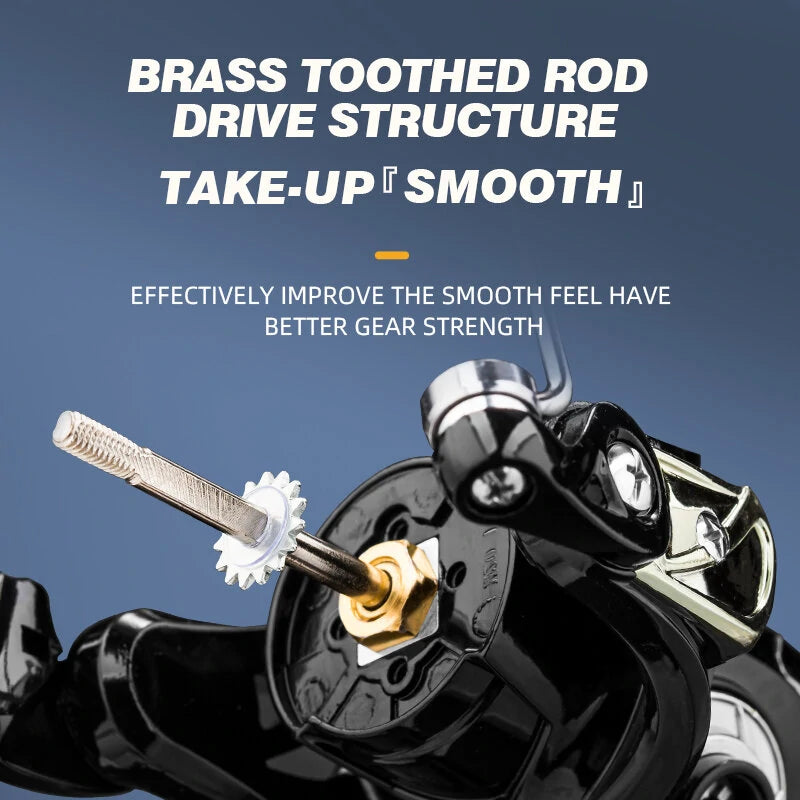 Spinning Fishing Reel AC4000-6000 Series Sea Rod Fishing Reel  5.2:1 High-Speed Gear Lightweight Reel Tackle Equipment Fishing Swivel Coil