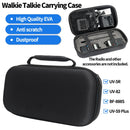 Walkie Talkie Carrying Case for UV-5RH UV-21 PRO UV-17 PRO UV-K5 PLUS UV-9R Pro High Quality EVA Water-Resistant Dustproof Radio Accessories Storage Bag