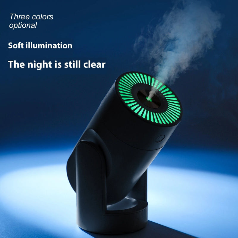 Smart Humidifier Air Purifier Shaking Head Humidifier Bedroom Small Portable Car Humidifier Fog Water Replenishment Atomizer for Home and Office