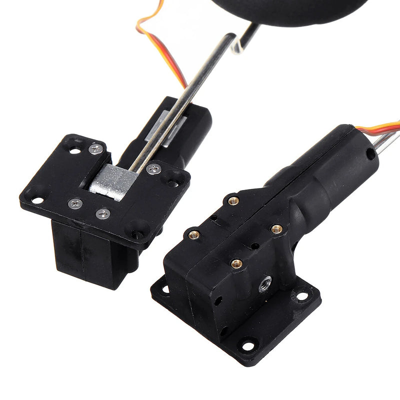 Metallic Worm-type Electronic Retractable Landing Gear for Small Real Electric Fixed-wing RC Aircraft Airplane
