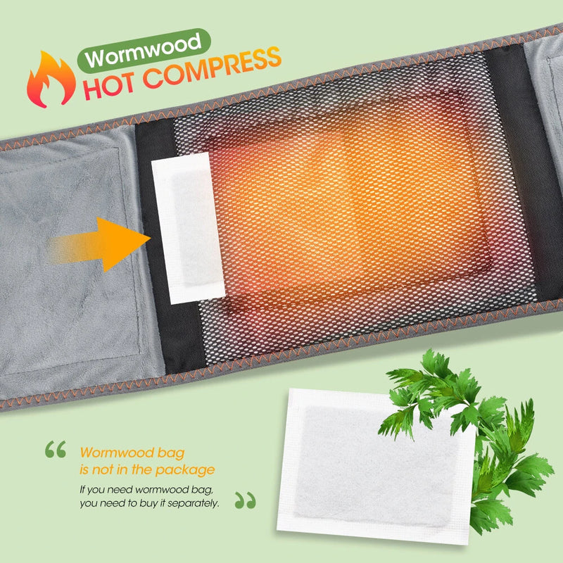 5000mAh Hot Red Light Heating Massage Pads Intelligent 3  Temperature Adjustable Levels Electric Heating Waist Protection Hot Compress Waist Massager