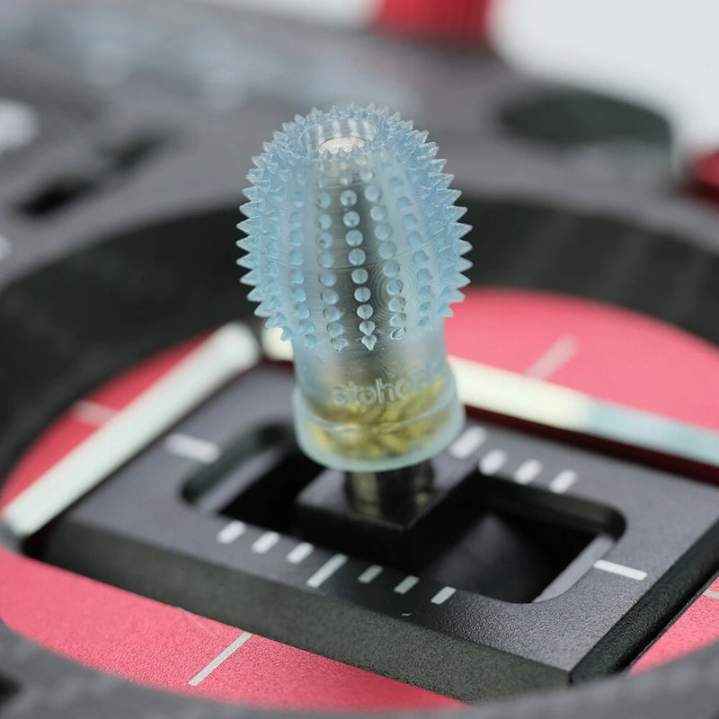 2PCS STPHOBBY Resin Non-slip Mushroom Radio Hall Gimbal Stick Ends Rocker Head 3mm/4mm for FPV Radio Transmitter TBS TX16S DIY Parts