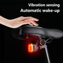 BIKIGHT Smart Sensing Brake Bicycle Taillight 6 Lighting Modes Waterproof Type-C Charging Bike Rear Light for MTB Night Riding Warning Safety