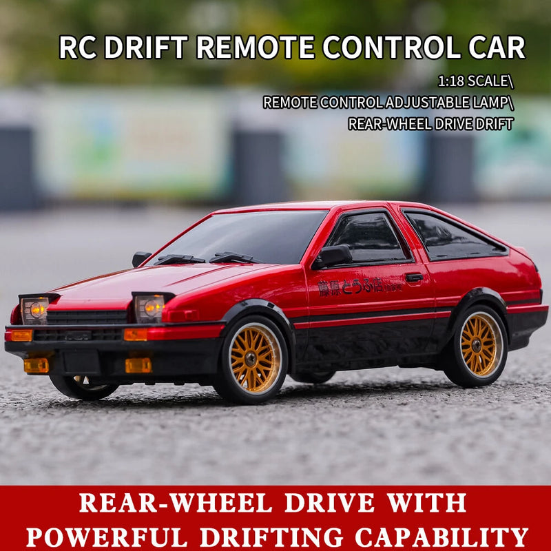 LDRC LD-A86P RTR 1/18 2.4G RWD RC Car Drift Vehicles Flip LED Lights Full Proportional Controlled Models Toys