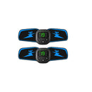 Abdominal Arm Muscle Training Stimulator Set EMS Electrical Body Shape Trainer with LCD Display Rechargeable Ab Belt Set