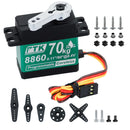 PTK 8860 70KG Metal Gear Digital RC Servo Waterproof 180 for 1/8 1/10 Car Models